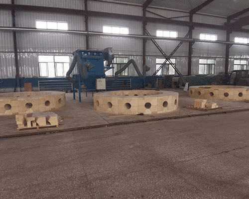 熱風(fēng)爐燃燒器組合磚，紅柱石磚